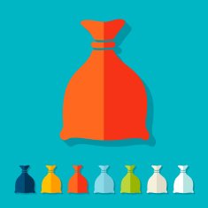 Flat design sack N4