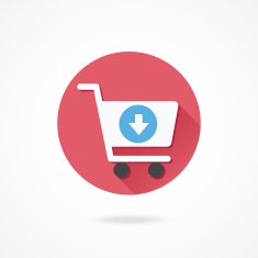 Vector Remove from Shopping Cart Icon