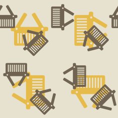 seamless background shopping basket N4