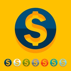 Flat design money N6
