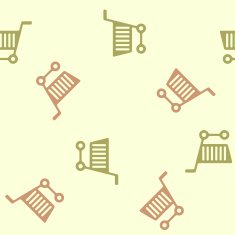 seamless background shopping trolley N15