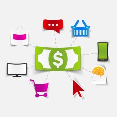 concept for online shopping money N2