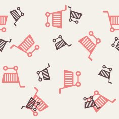 seamless background shopping trolley N18