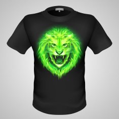 Male t-shirt with lion print