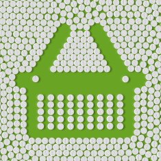 pills concept shopping basket N3