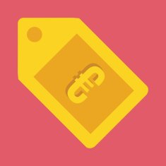 Vector Gold Tag and Euro Sign Icon N2