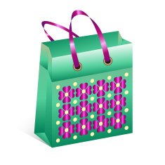 shopping bag with spring motive N2