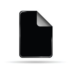 stickers black vector illustration