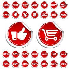 Sale Shopping Stickers