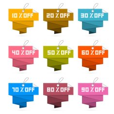 Paper Discount Labels Tags