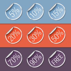 Stickers with Discounts