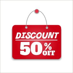 Sign board discount