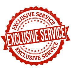 Exclusive service stamp