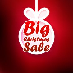Christmas Sale card EPS10