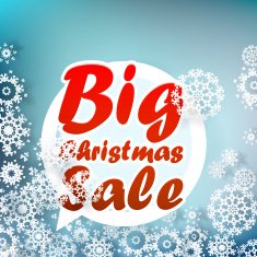 Christmas sale design template EPS10 N3
