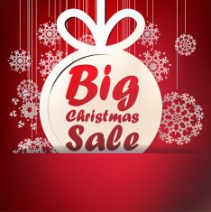 Christmas Big Sale template EPS10