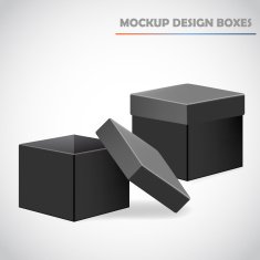 mocup boxes vector N2