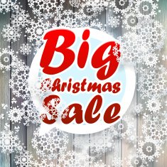 Christmas snowflakes with big sale N4