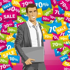 Vector Businessman In Suit N2