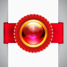 Loops label vector illustration