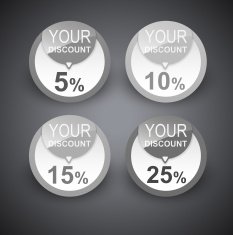Discount labels Vector N2