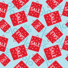 Sale bags seamless pattern N2