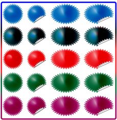 Hologram Vector Stikers
