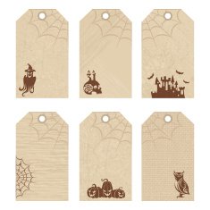 Set of halloween price tags N2