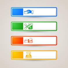 Sticker Label business and finance set N2