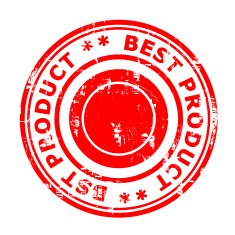 Best product concept stamp
