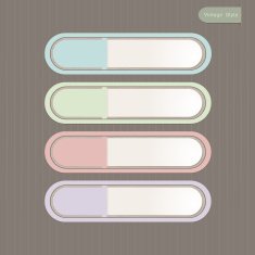 Sticker Label color set
