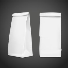 3d blank paper bag template