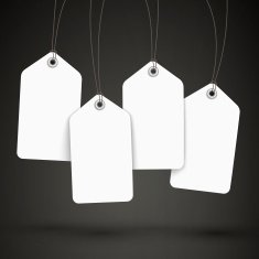 blank tags set design N3
