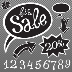 Abstract sale background vector illustration N2