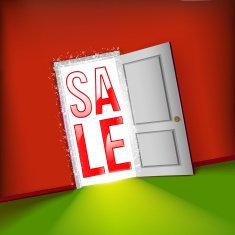 Open door bright sale concept
