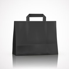blank black shopping bag N4