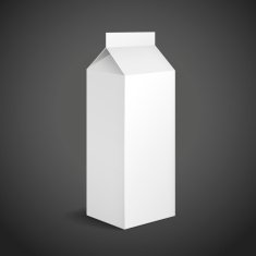 blank drink packaging with soft shadow