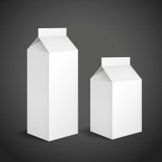 blank drink packaging set with soft shadow N2