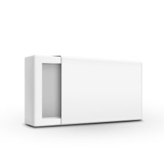 blank paper box template N11