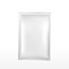 blank plastic package for cosmetics isolated on white