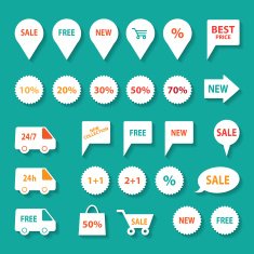 Sale icon set