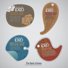 Labels Frames and Banners - Illustration thai art N2