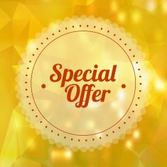 Vintage Sale Special Offer Sticker N7