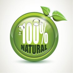 100 Natural - glossy icon