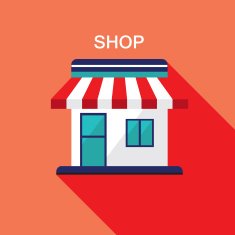 Shop Front Online store sale buy products