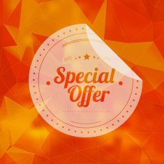 Fall Special Offer sticker
