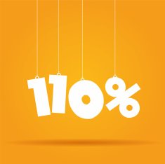 Percentage hanging label N7