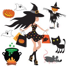 Halloween vector illustration N4