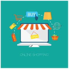 Online Shop and Web Store Icons