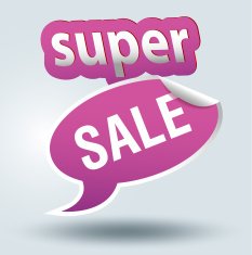 Sale labels Vector N44